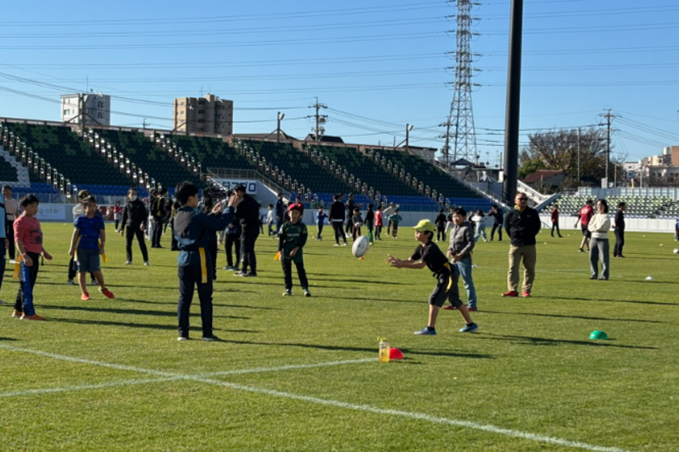 小学生親子ラグビー教室